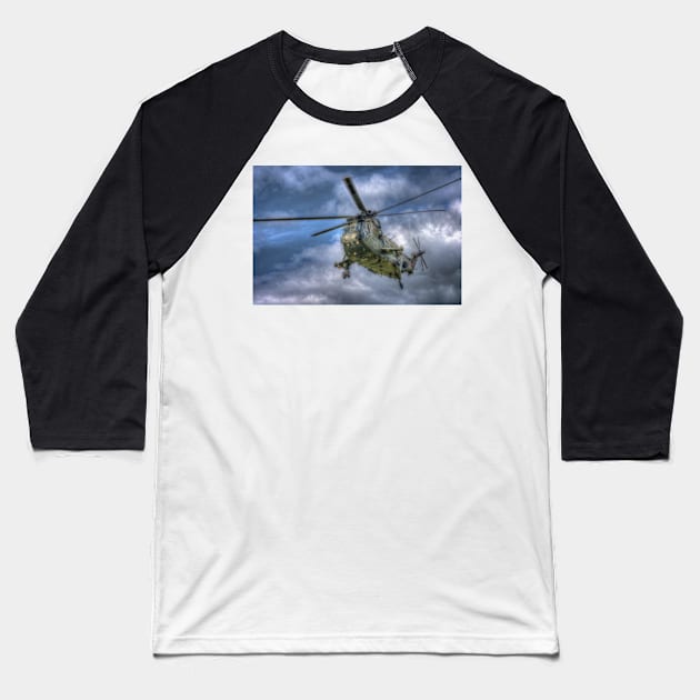 Westland Sea King Mk4 Baseball T-Shirt by Nigdaw